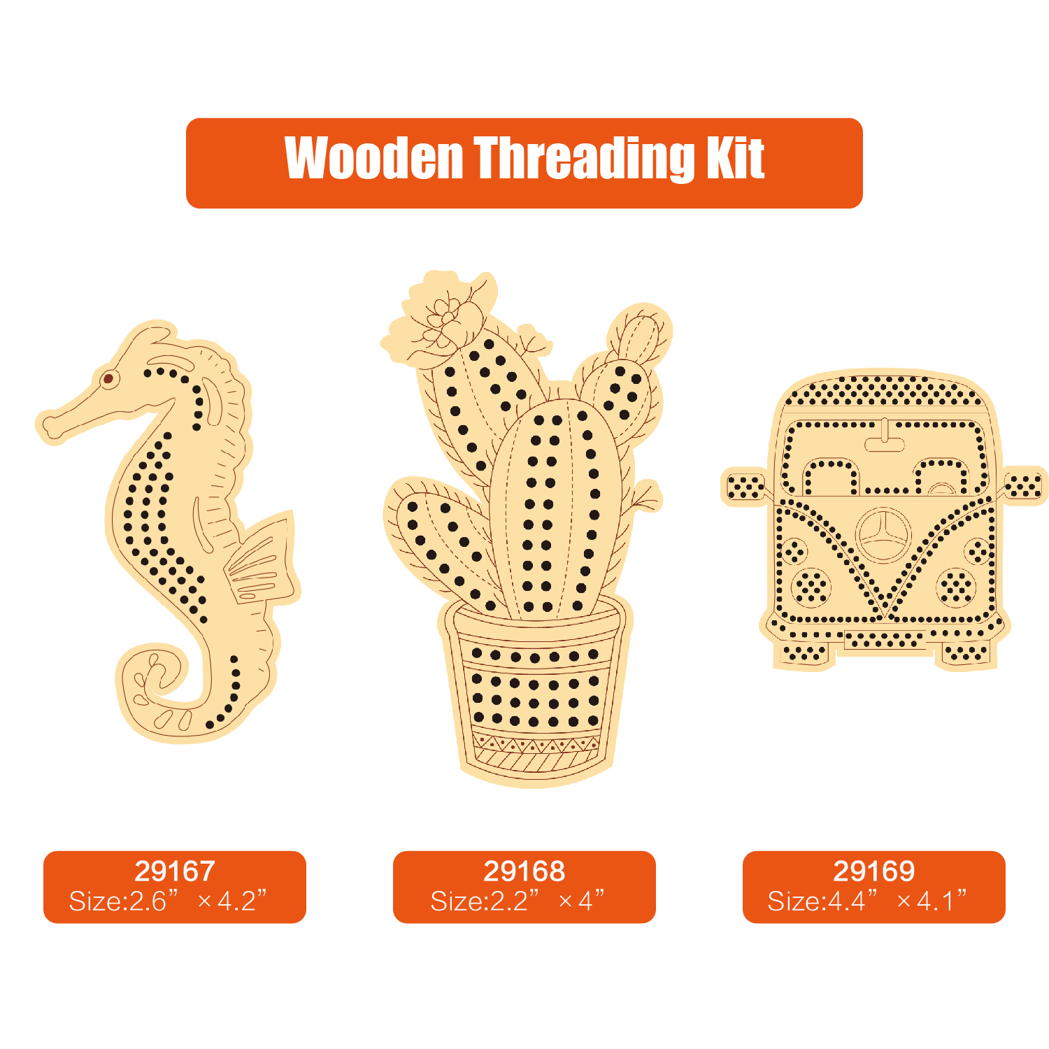 29161-29175 Wooden Threading Kits