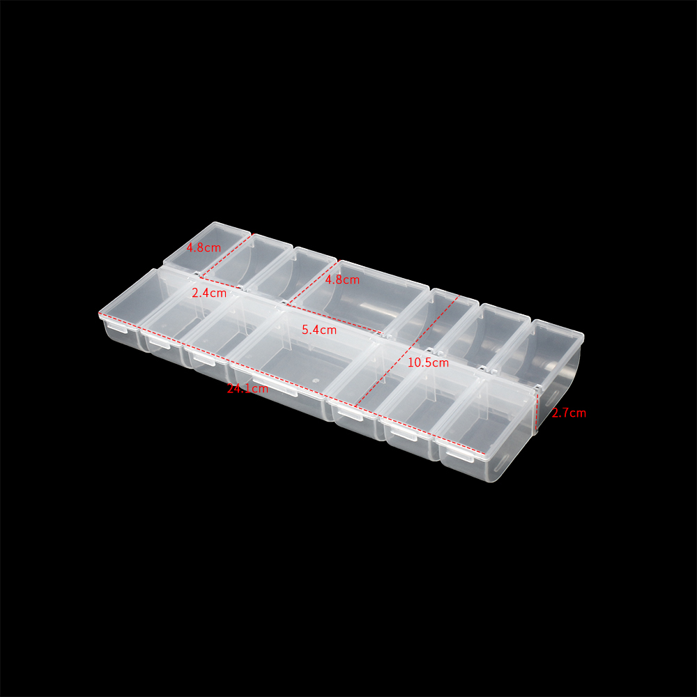 21861 Clear Hard Plastic Storage Box