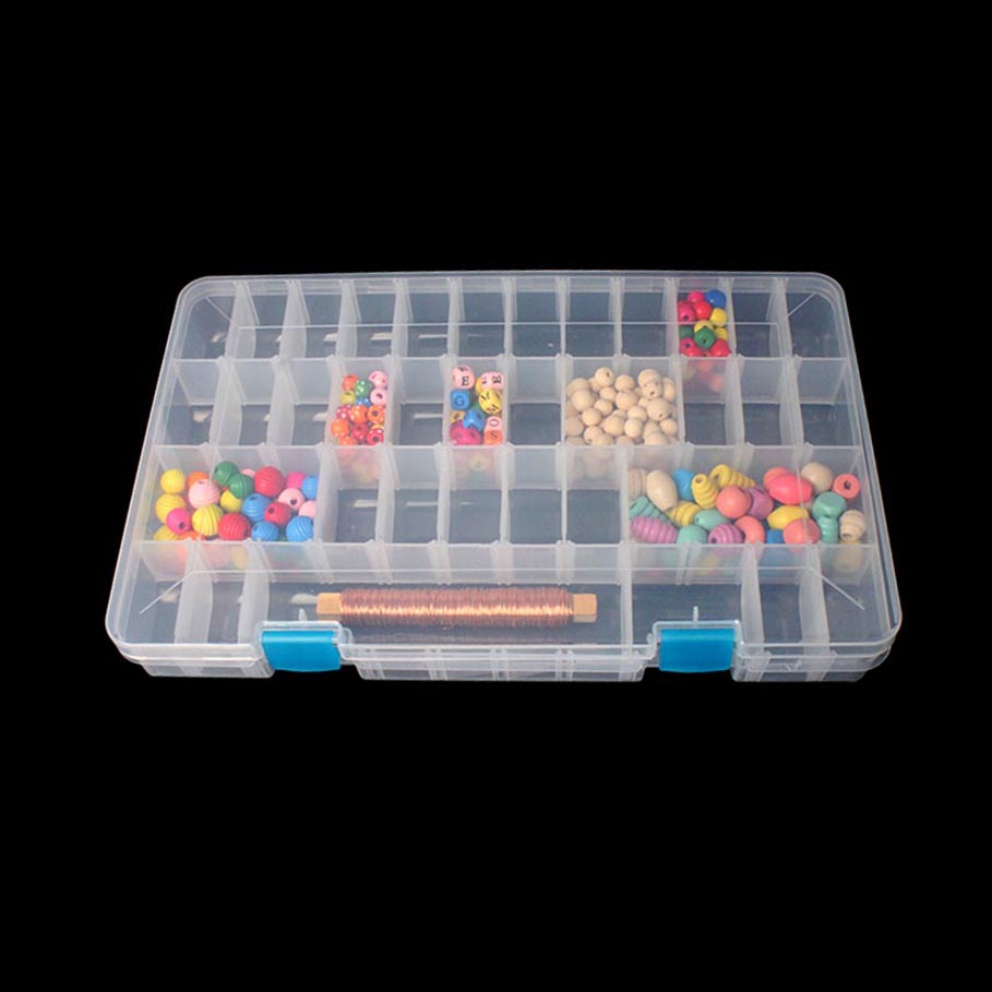 21988 48 spaces Adjustable Plastic Bead Storage Box
