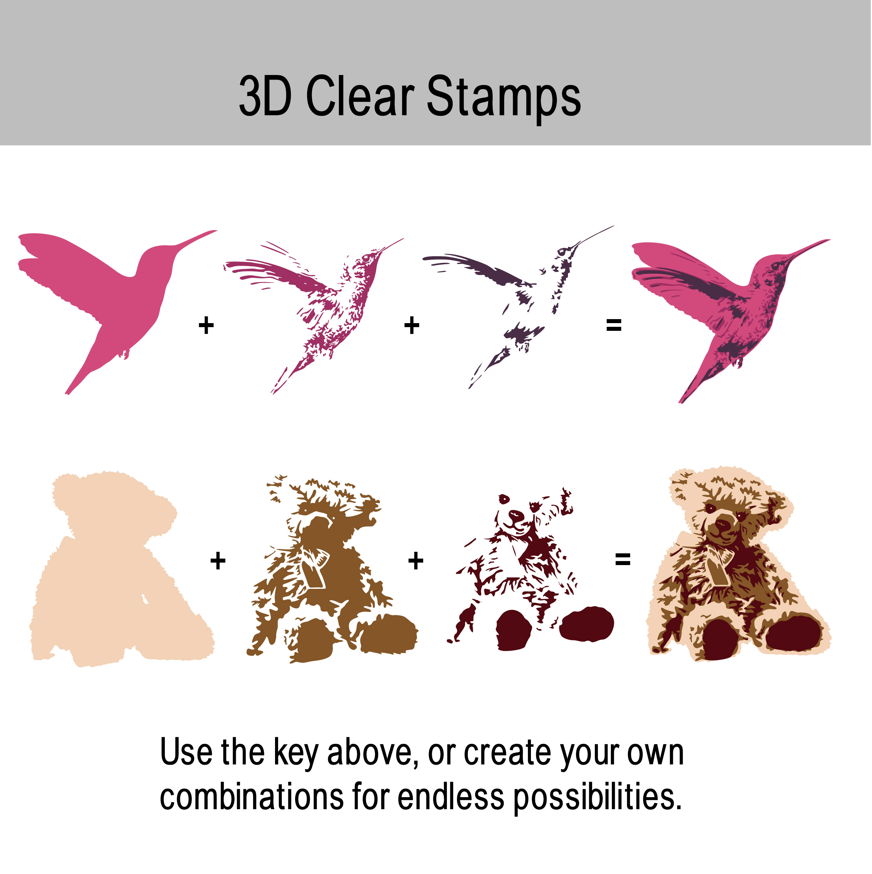 25801 3D Clear Stamp