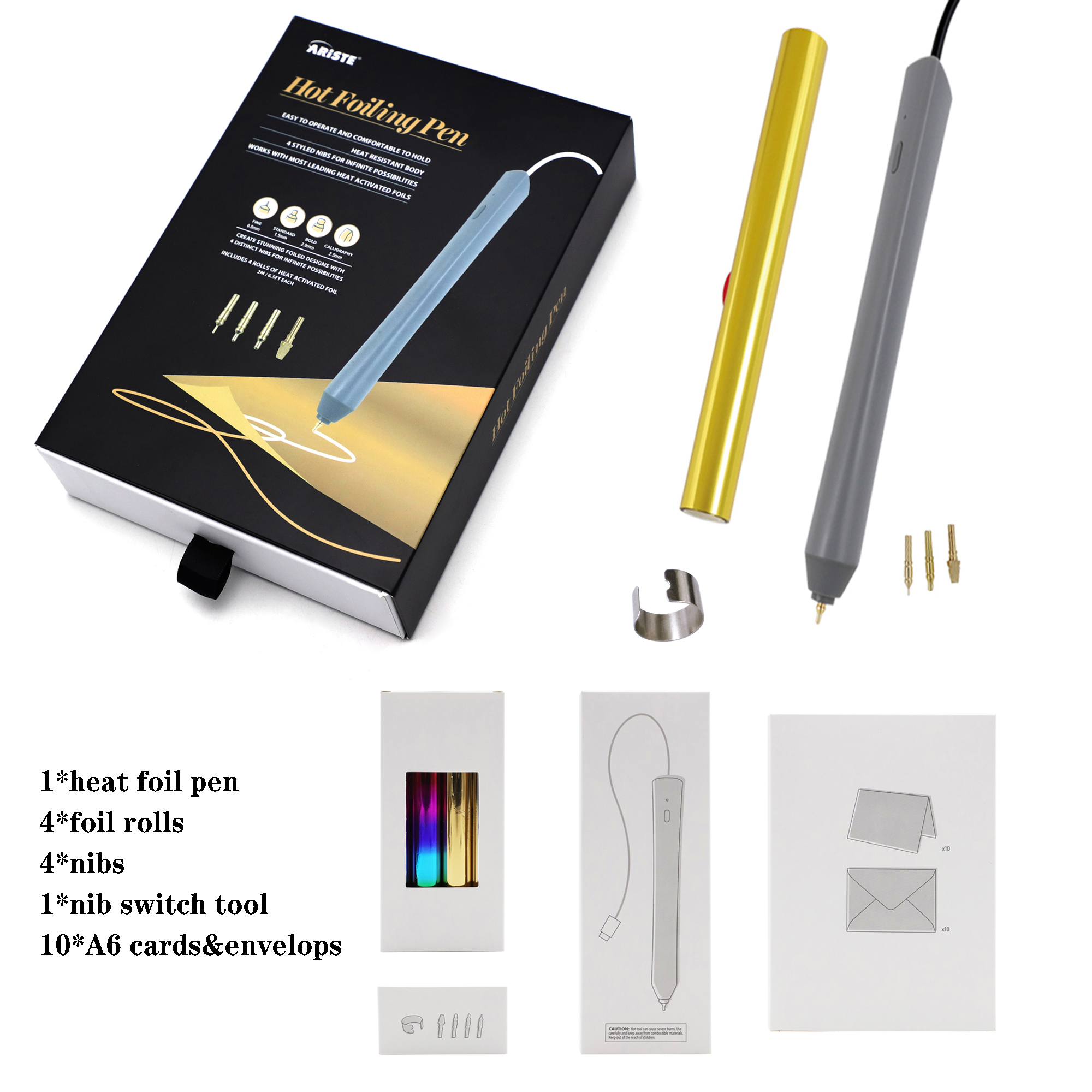 28066 Hot Foiling Pen Gift Package replace the nibs