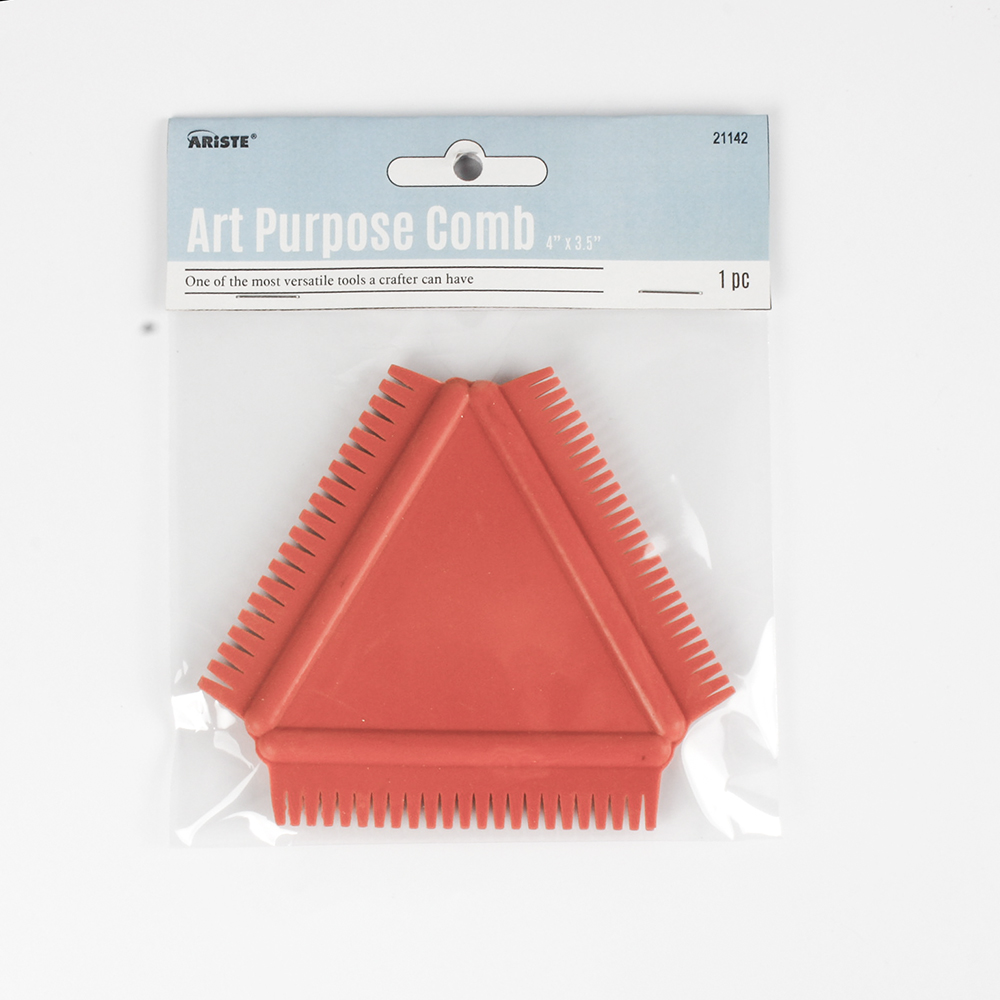 21142 triangle art purpose silicone brush for ink 
