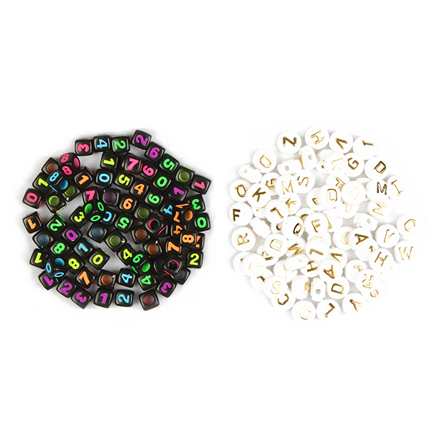 66886 The letter beads