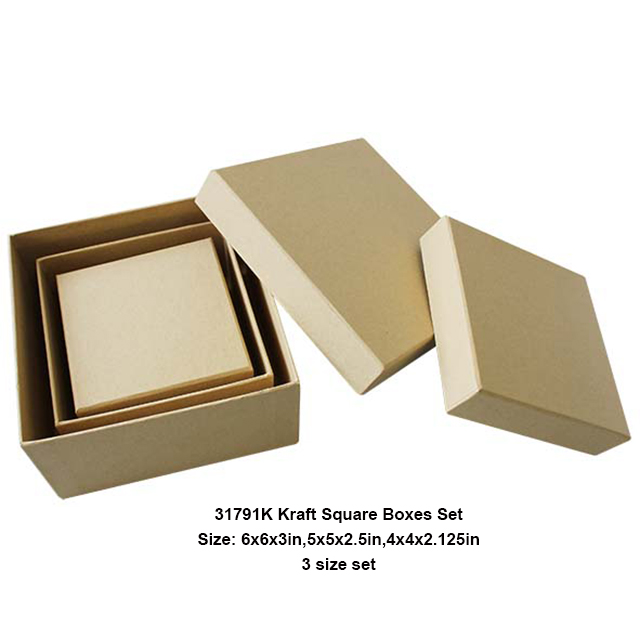 31791 31791K Square boxes set