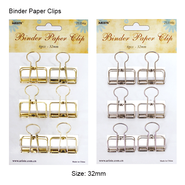 25393-25395 Binder Paper Clip