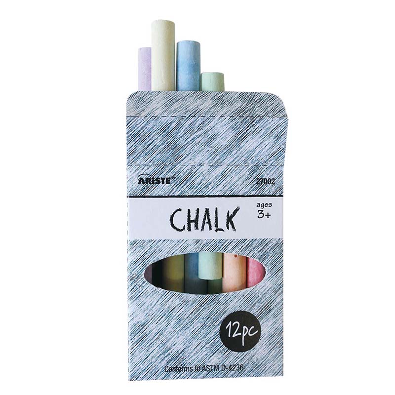 27004 Colour Chalk & Plastic Holder