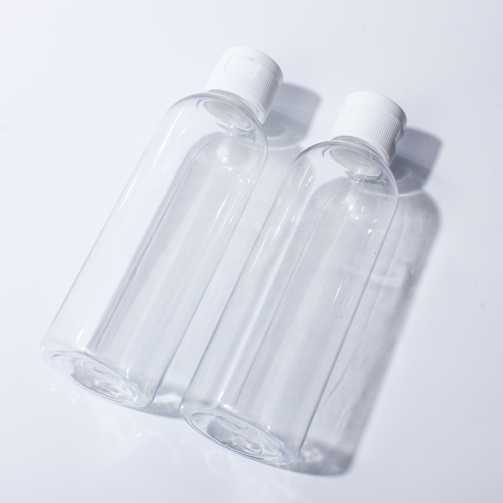 21887-21888 New Customized Clear Bottle With Lids 