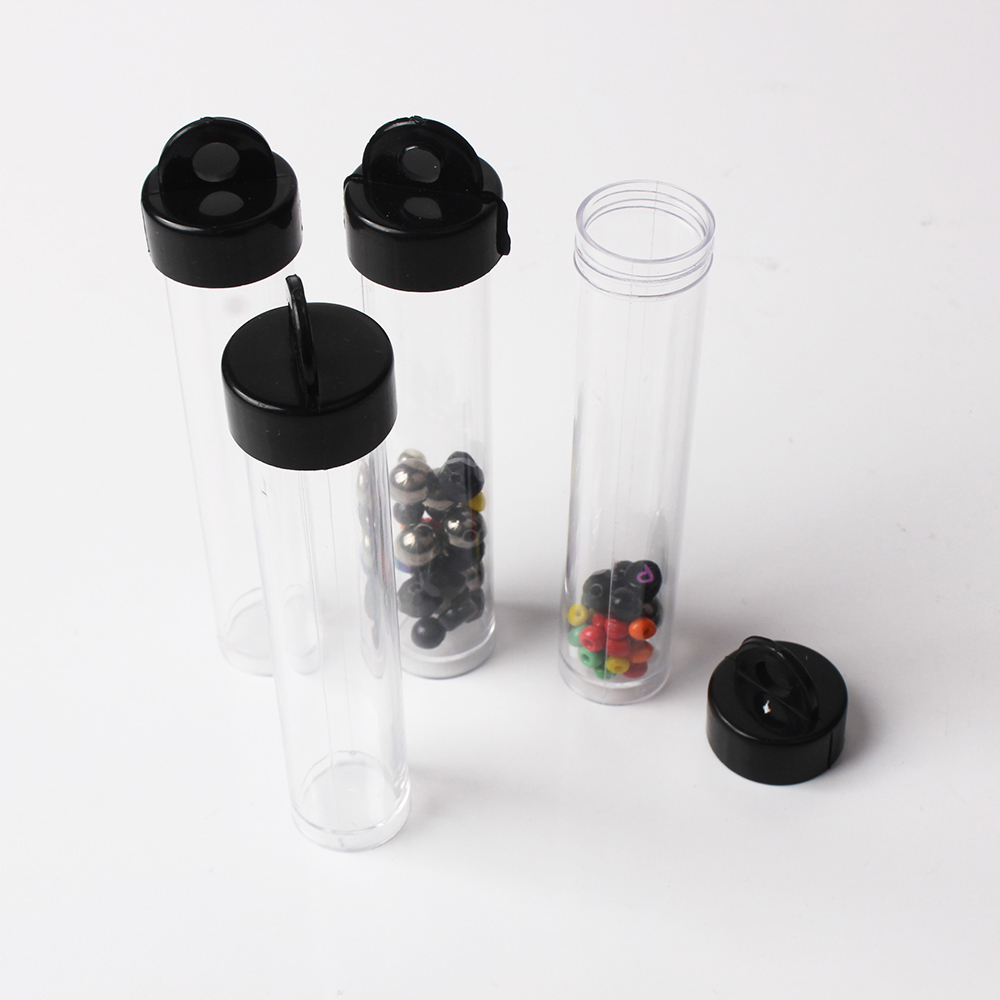 21895 4pcs acrylic storage box plastic storage tubes bead storage tubes