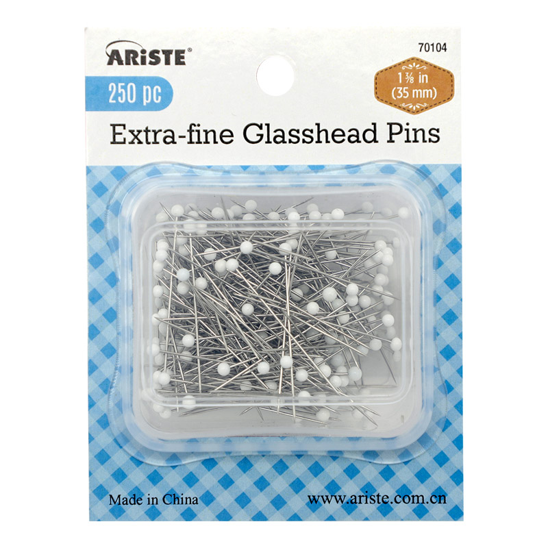 70104 Extra-fine Glass Head Pins