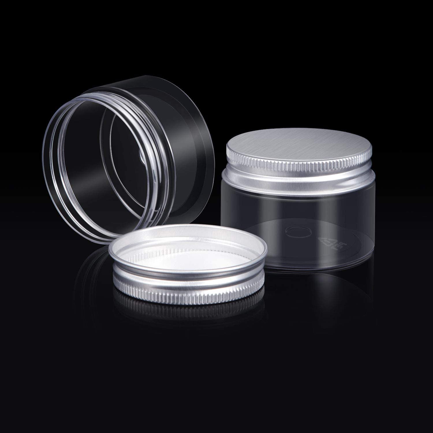 29563 29564 PET aluminum lid wide mouth round plastic cans food grade