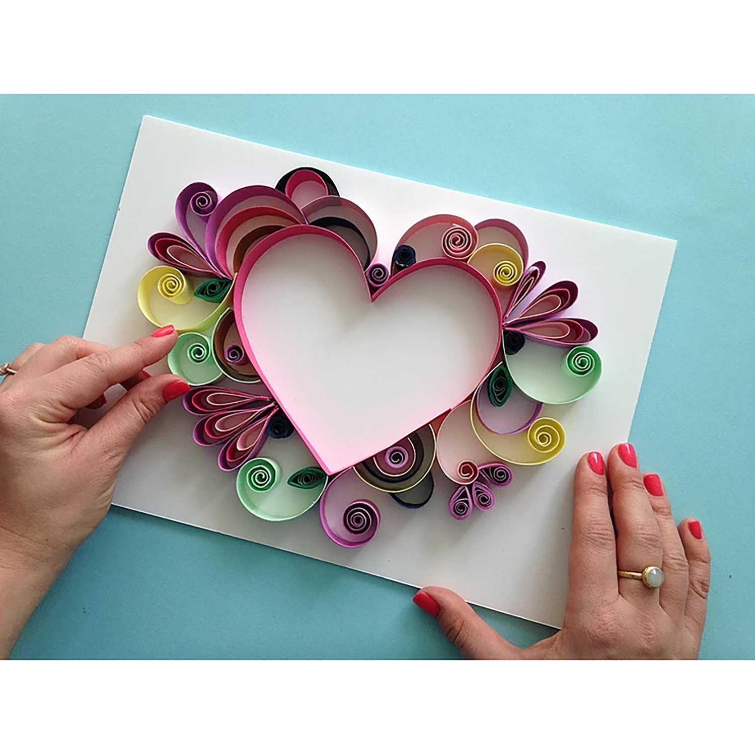 26224 DIY Quilling Curling coach tools