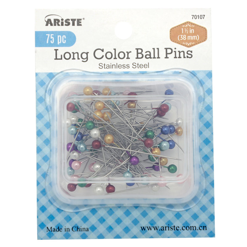 70107 Long Color Ball Pins