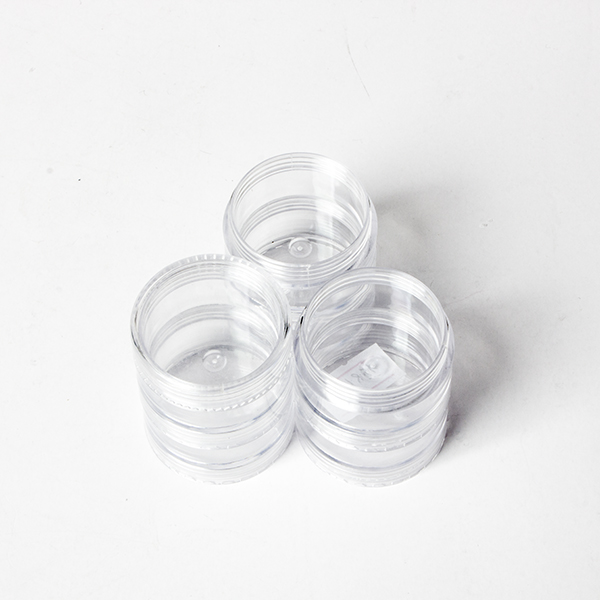21834 Round plastic stackable containers